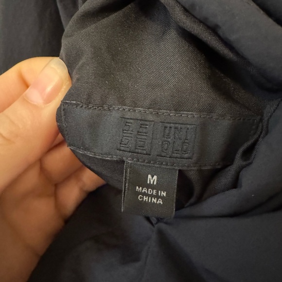 NWOT Uniqlo Women’s Pile Lined Fleece Quilted Reversible Jacket Black- M - Picture 10 of 10